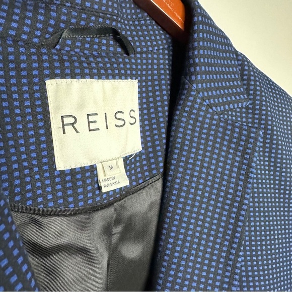 Reiss Sullivan Checked Blazer - Size Medium - Picture 4 of 8